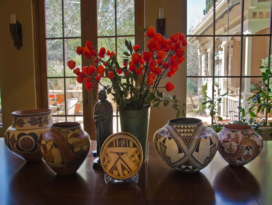 Hopi Pottery and  Acoma Pottery